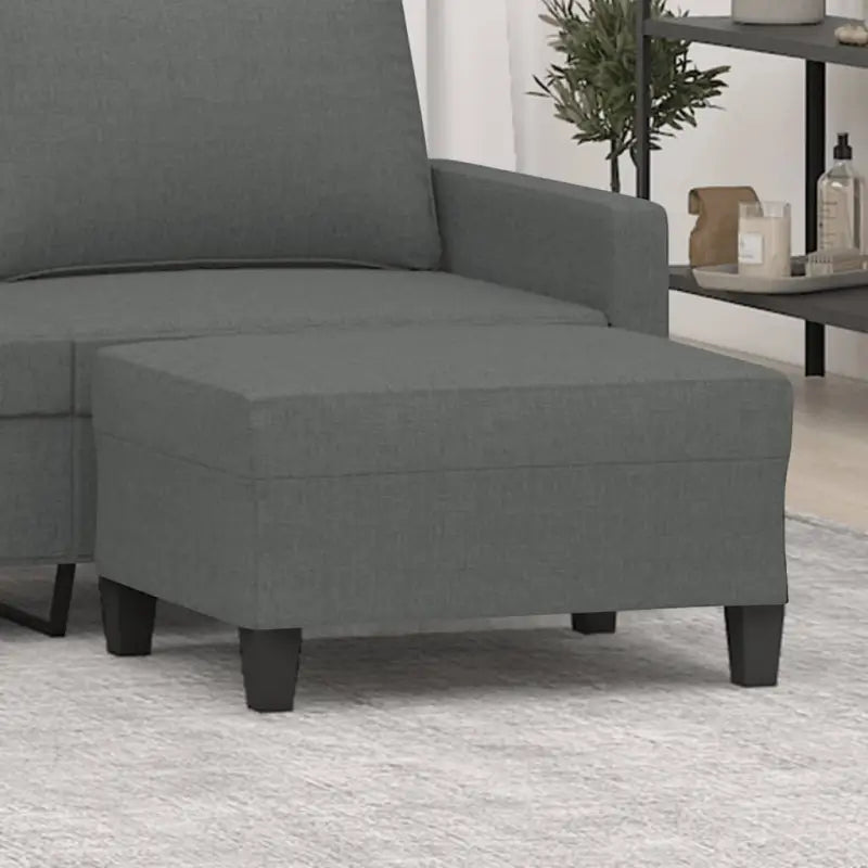 Poefs voor een modern en comfortabel interieur - Donkergrijs / 70 x 55 x 41 cm / 1 - Poefs