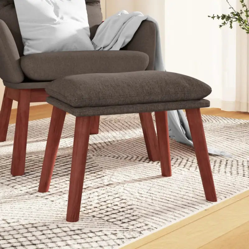 Poefs voor een modern en comfortabel interieur - Taupe / 1 / Donkerbruin - Poefs