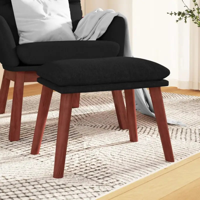 Poefs voor een modern en comfortabel interieur - Zwart / 1 / Donkerbruin - Poefs
