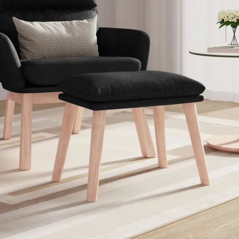 Poefs voor een modern en comfortabel interieur - Zwart / 1 / Lichtbruin - Poefs