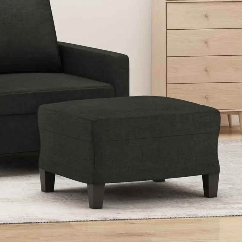 Poefs voor een modern en comfortabel interieur - Zwart / 60 x 50 x 41 cm / 1 - Poefs