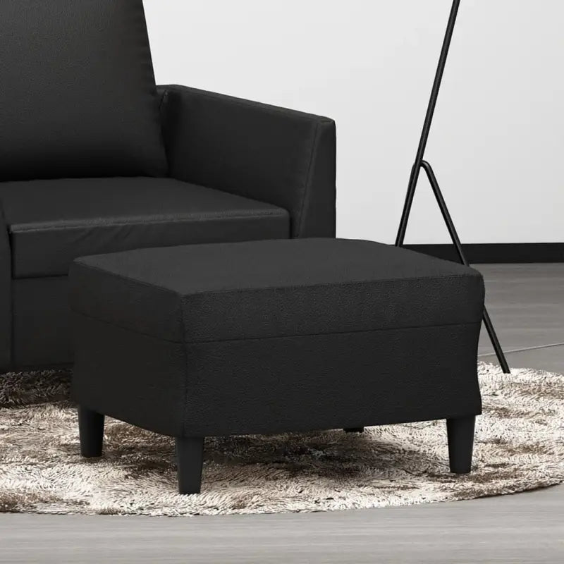 Poefs voor een modern en comfortabel interieur - Zwart / 60 x 50 x 41 cm / 1 - Poefs