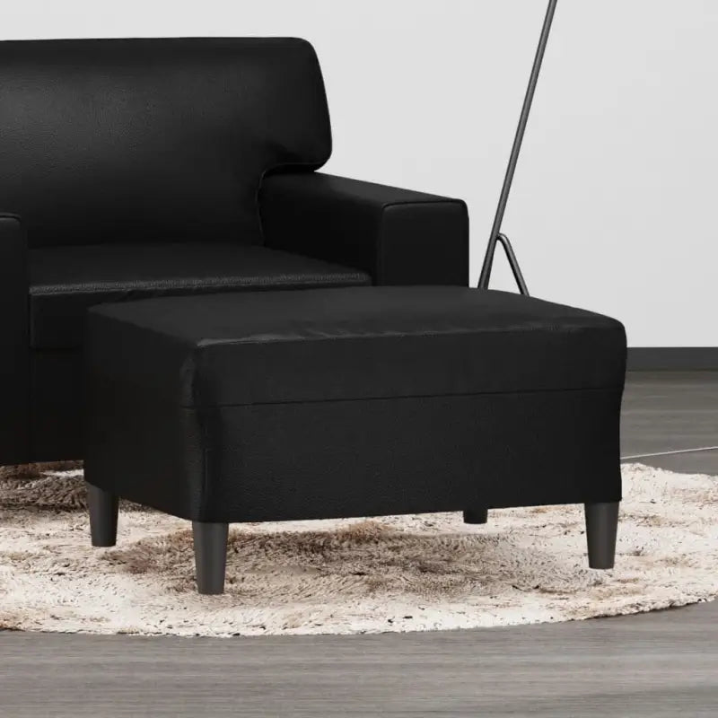 Poefs voor een modern en comfortabel interieur - Zwart / 70 x 55 x 41 cm / 1 - Poefs