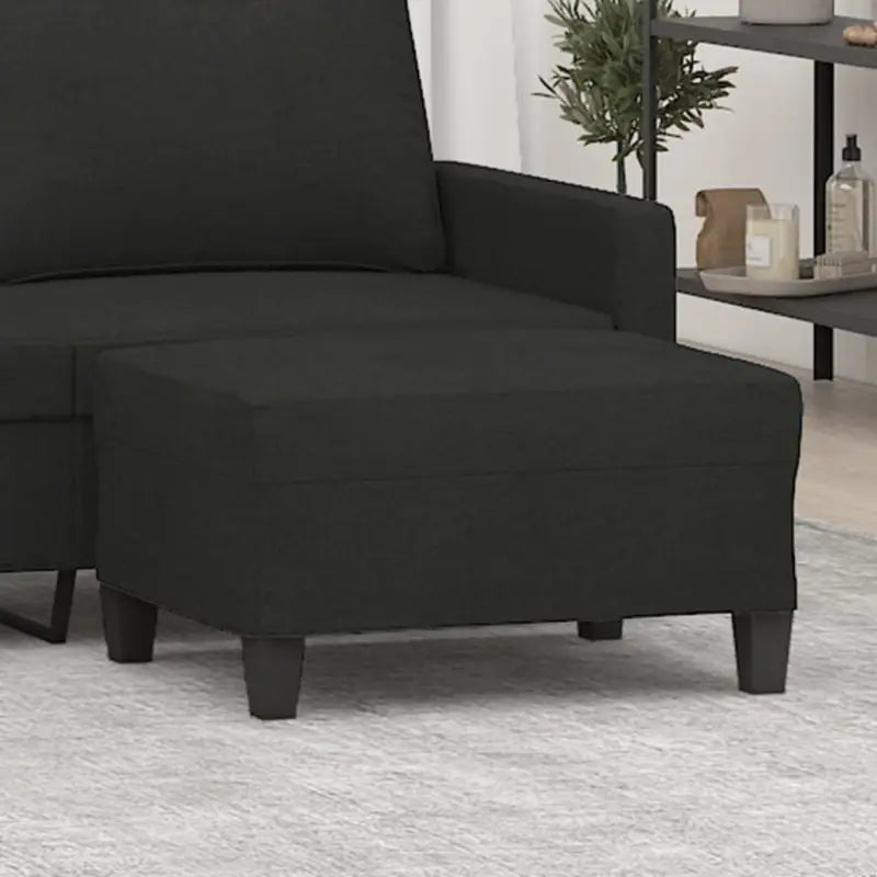 Poefs voor een modern en comfortabel interieur - Zwart / 70 x 55 x 41 cm / 1 - Poefs