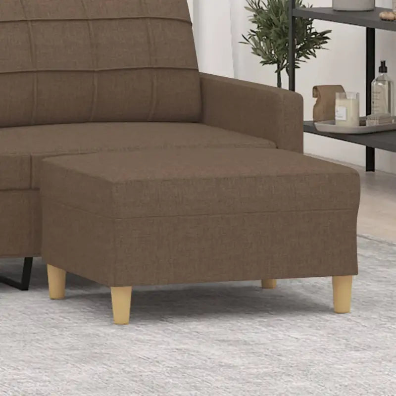 Poefs voor een moderne en comfortabele interieuraccent - Bruin / 70 x 55 x 41 cm / 1 - Poefs