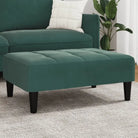 Poefs Zachte Fluwelen Voetenbank voor Modern Interieur - Donkergroen / 1 - Poefs