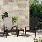 Poly Rattan Adirondack Tuinstoelen met lichtgewicht constructie voor ultiem comfort - Tuinstoelen