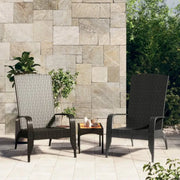 Poly Rattan Adirondack Tuinstoelen met lichtgewicht constructie voor ultiem comfort - Tuinstoelen