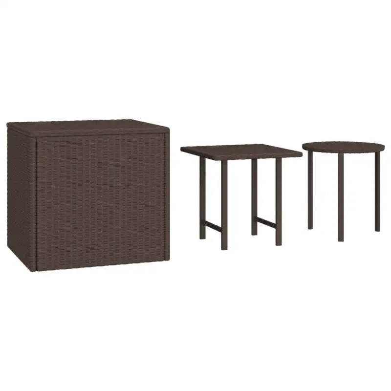 Poly Rattan Bijzettafels Met Verschillende Afmetingen en Formaten - Bijzettafels