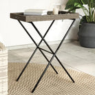 Poly Rattan Inklapbare Tuintafel voor Buitenplezier - Grijs / 1 - Tuintafels