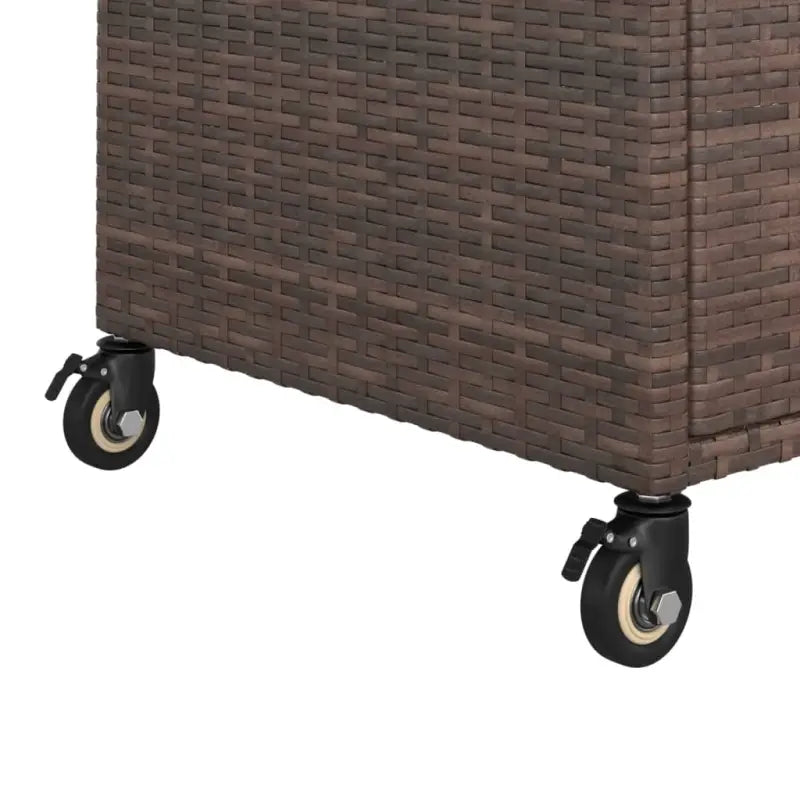 Poly Rattan Keukentrolley voor keukengerei en gerechten - Keukentrolleys