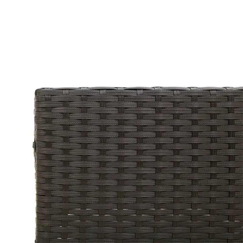 Poly rattan L-vorm tuinbank voor een comfortabele zitervaring - Tuinsets