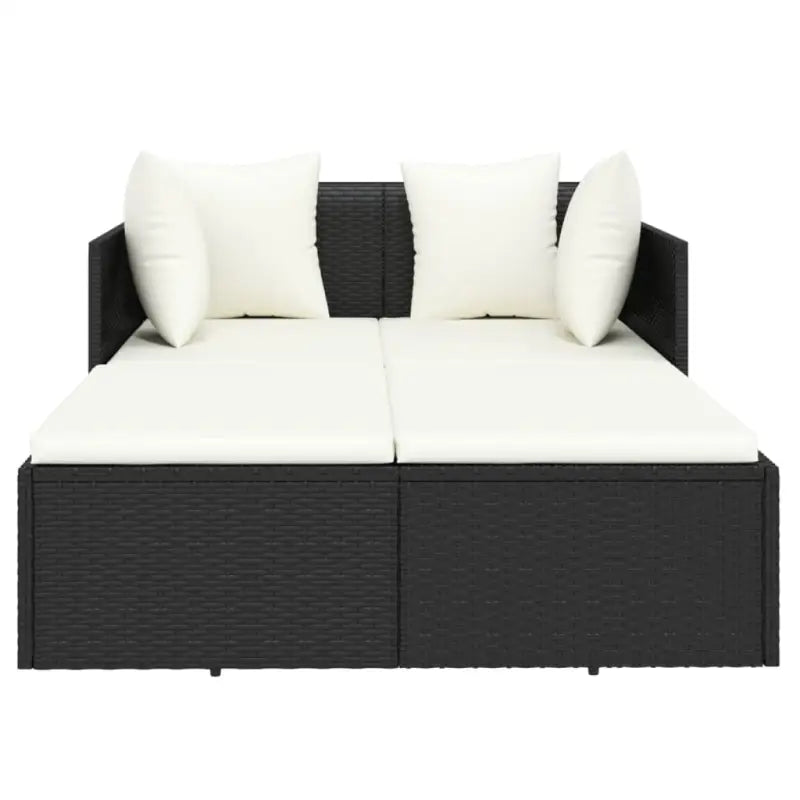 Poly Rattan Ligbed voor Zonnebaden en Eenvoudig Schoon maken - Tuinbedden