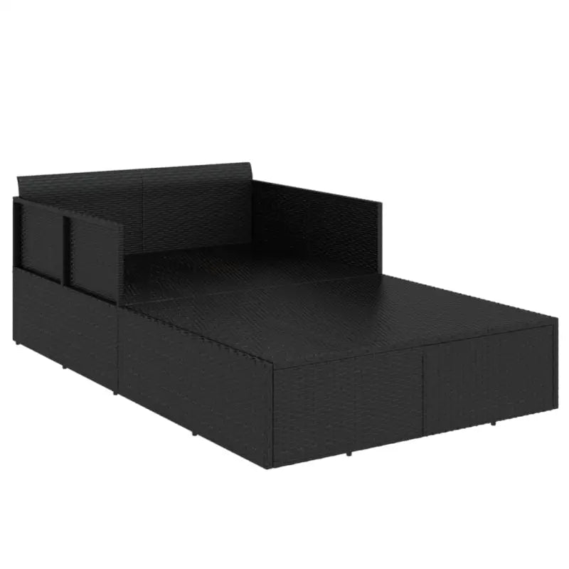 Poly Rattan Ligbed voor Zonnebaden en Eenvoudig Schoon maken - Tuinbedden
