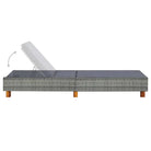 Poly Rattan Ligstoel voor Tuin of Terras Gratis Bezorgen - Ligstoelen