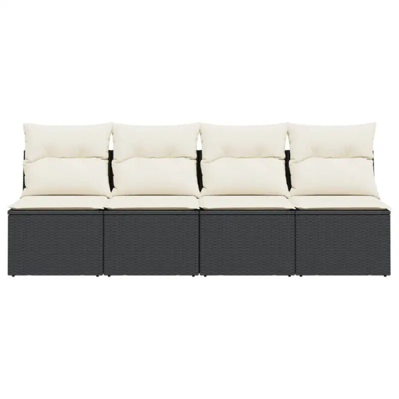 Poly rattan loungebank voor een comfortabele zitervaring met modulair ontwerp - Loungebanken