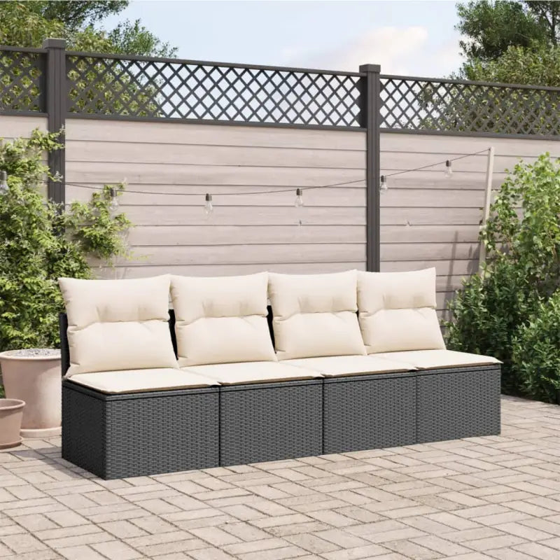 Poly rattan loungebank voor een comfortabele zitervaring met modulair ontwerp - Loungebanken