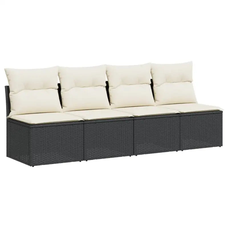 Poly rattan loungebank voor een comfortabele zitervaring met modulair ontwerp - Loungebanken