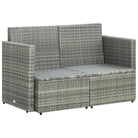 Poly rattan loungebank voor tuin en terrasâ stijlvol en waterbestendig - Loungebanken