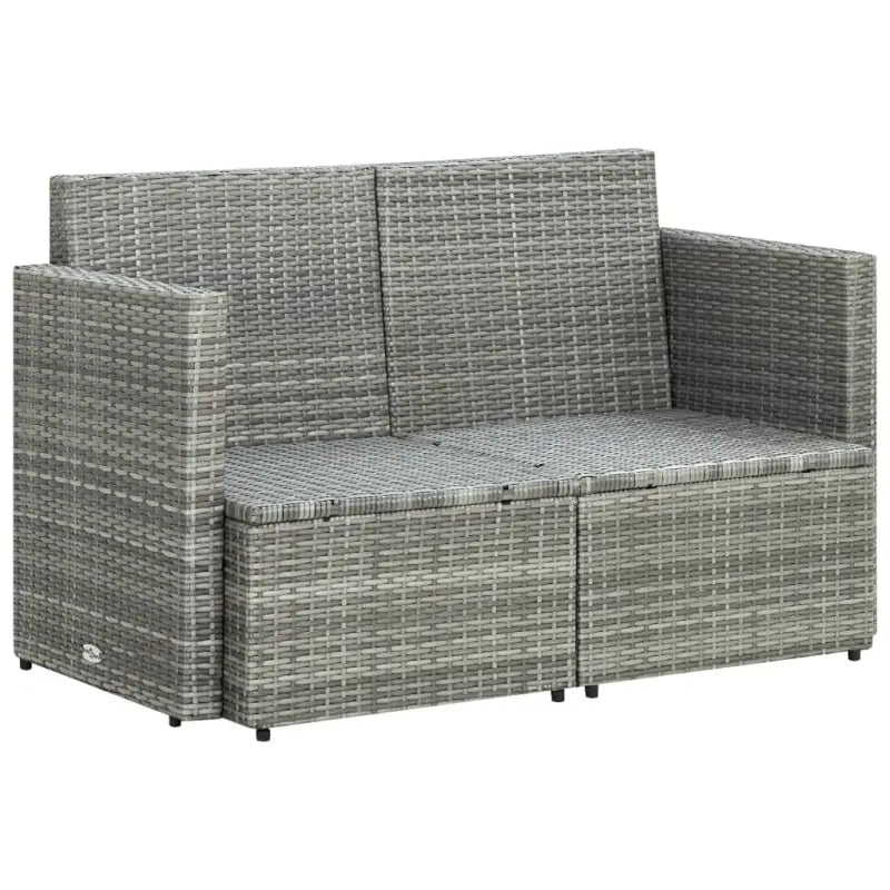 Poly rattan loungebank voor tuin en terrasâ stijlvol en waterbestendig - Loungebanken