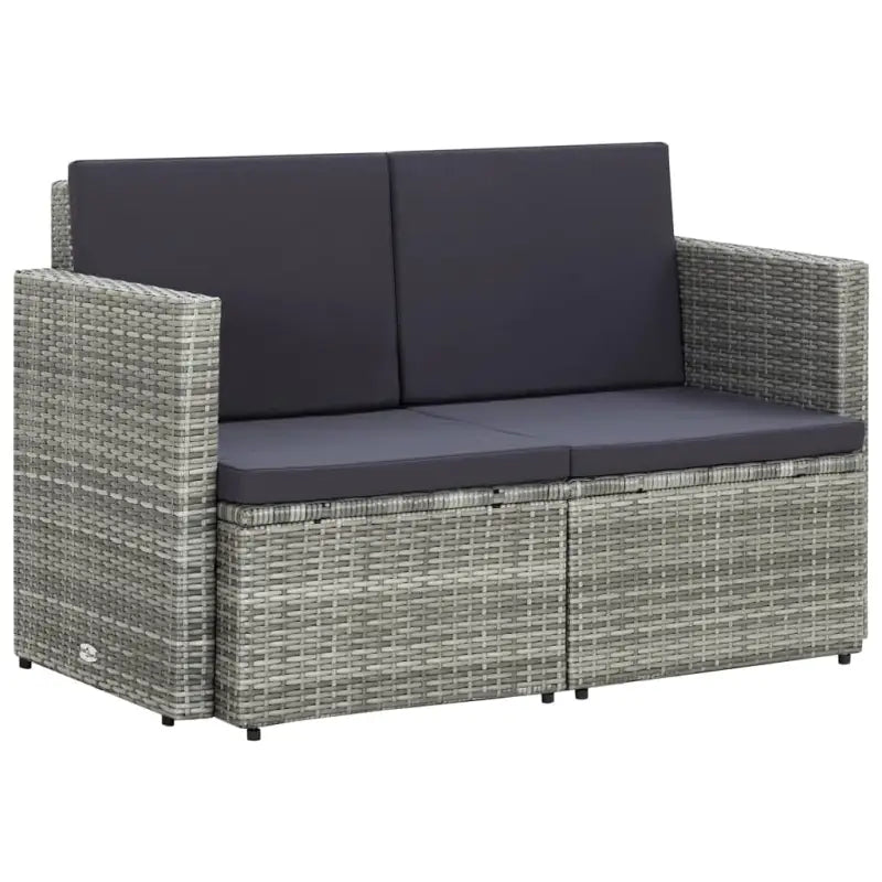 Poly rattan loungebank voor tuin en terrasâ stijlvol en waterbestendig - Loungebanken