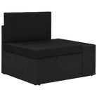 Poly rattan loungeset met comfortabele breedte en diepte zitting voor tuin genieten - Tuinsets