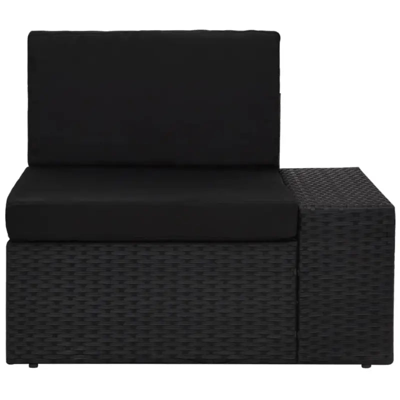 Poly rattan loungeset met comfortabele breedte en diepte zitting voor tuin genieten - Tuinsets