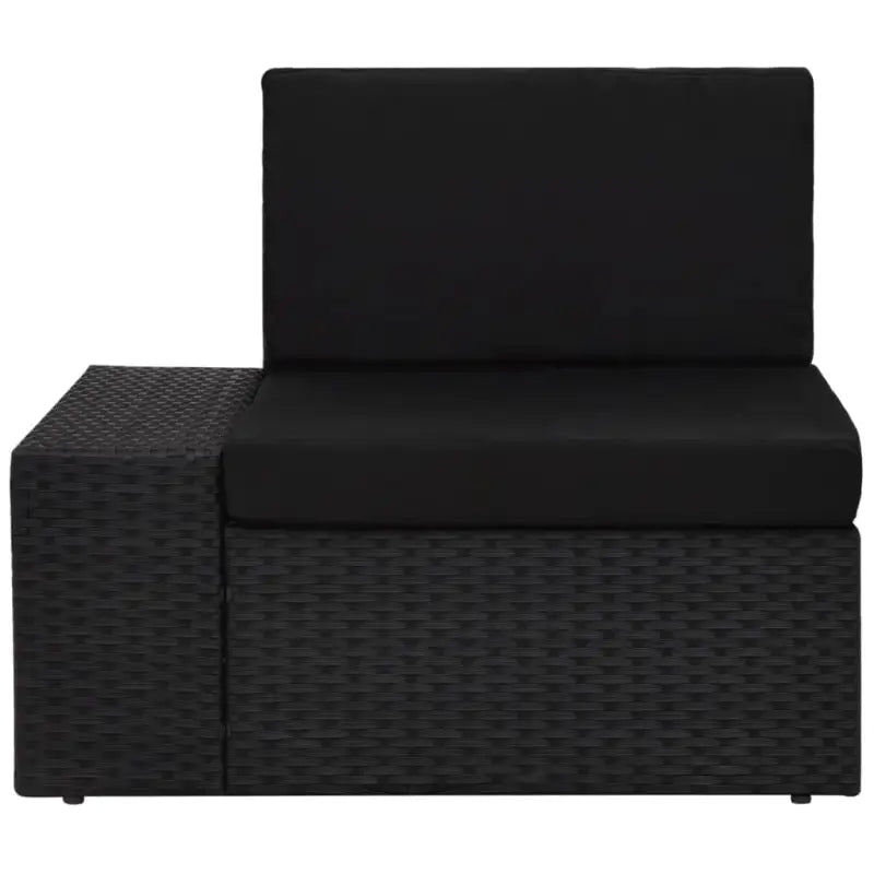 Poly rattan loungeset met comfortabele breedte en diepte zitting voor tuin genieten - Tuinsets