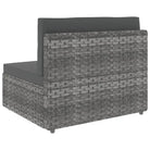 Poly Rattan Loungeset met comfortabele breedte en diepte zitting - Tuinsets