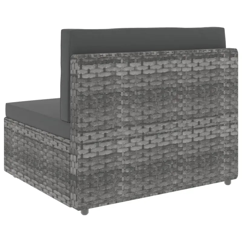 Poly Rattan Loungeset met comfortabele breedte en diepte zitting - Tuinsets