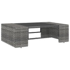 Poly rattan loungeset met comfortabele breedte en diepte zitting - Tuinsets
