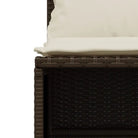 Poly Rattan loungeset met comfortabele zitervaring en wasbare hoes - Tuinsets