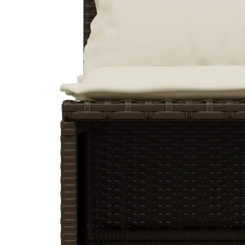 Poly Rattan loungeset met comfortabele zitervaring en wasbare hoes - Tuinsets