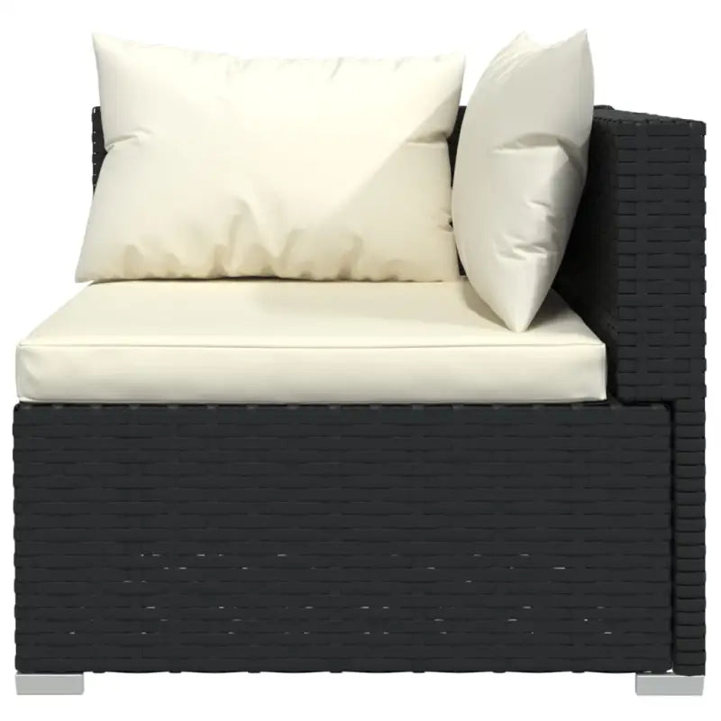 Poly rattan loungeset met diepte zitting voor moderne buitenruimte - Tuinsets