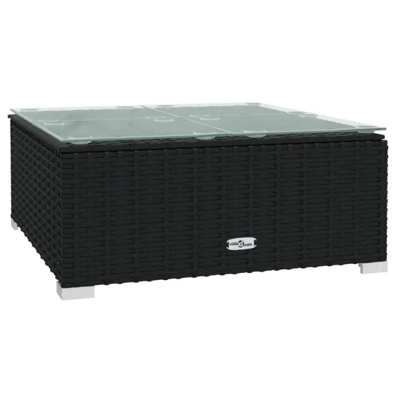 Poly rattan loungeset met diepte zitting voor moderne buitenruimte - Tuinsets