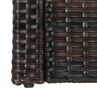 Poly rattan loungeset met gepoedercoat staal en brede zittingstijl - Tuinsets