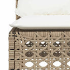 Poly rattan loungeset met natuurlijke olieafwerking en comfortabele zitervaring - Tuinsets