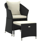 Poly Rattan Loungeset met Stalen Frame voor Comfortabele Tuinplezier - Tuinsets