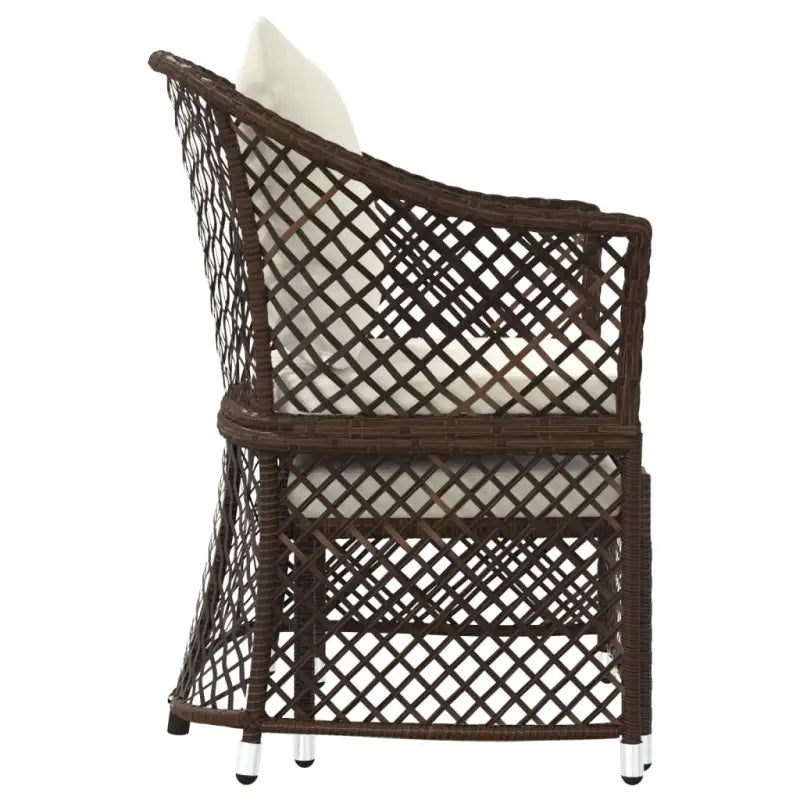 Poly rattan loungeset met stalen frame voor jouw tuin of terras - Tuinsets