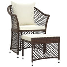 Poly rattan loungeset met stalen frame voor jouw tuin of terras - Tuinsets