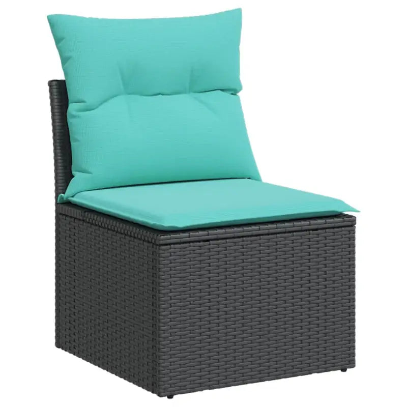 Poly rattan loungeset met wasbare hoes en modulair ontwerp voor tuin - Tuinsets