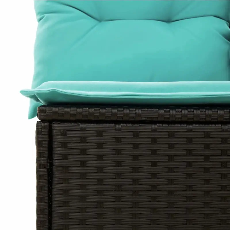 Poly rattan loungeset met wasbare hoes en modulair ontwerp voor tuin - Tuinsets