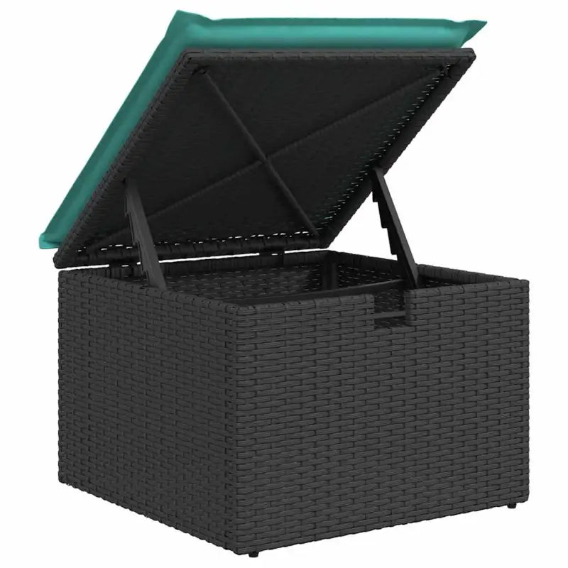 Poly rattan loungeset met waterdichte tas en wasbare hoes voor buitenplezier - Tuinsets