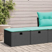 Poly rattan loungeset met waterdichte tas en wasbare hoes voor buitenplezier - Tuinsets