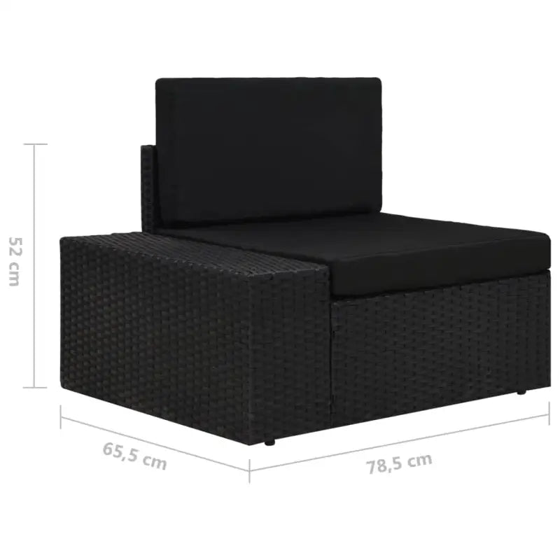 Poly rattan loungeset voor stijlvolle en comfortabele tuinbijeenkomsten - Tuinsets