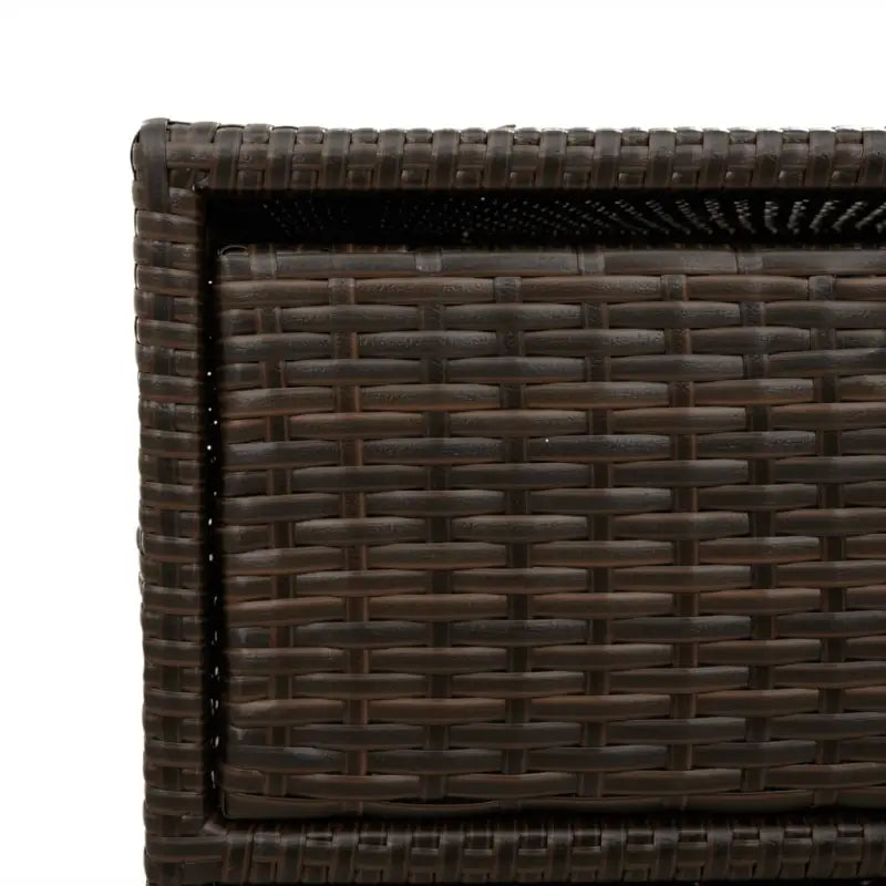 Poly Rattan Opbergbox voor Buiten voor Kussens en Tuinbenodigdheden - Opbergboxen voor buiten