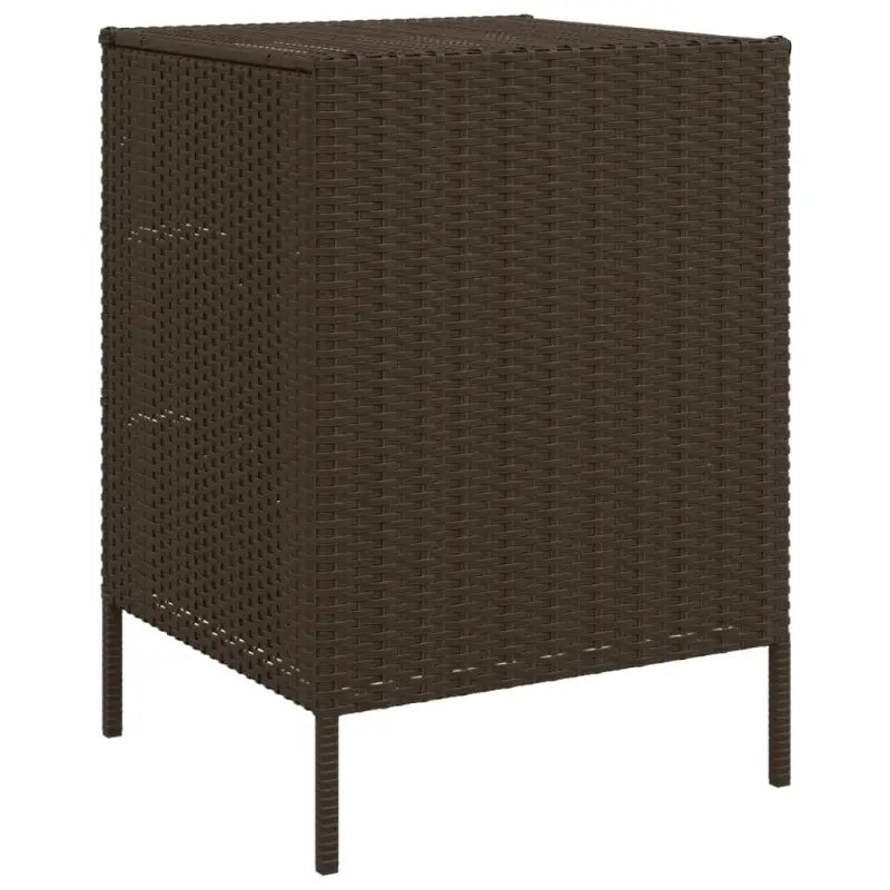 Poly Rattan Opbergbox voor Buiten voor Kussens en Tuinbenodigdheden - Opbergboxen voor buiten