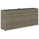 Poly rattan plantenbak met nonwoven zak voor tuin en balkon - Bloempotten & plantenbakken