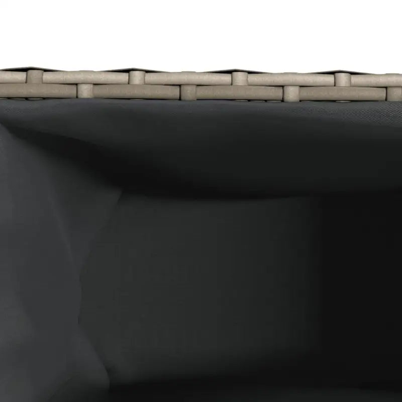 Poly rattan plantenbak met nonwoven zak voor tuin en balkon - Bloempotten & plantenbakken