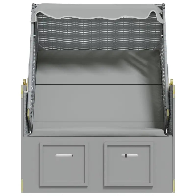 Poly rattan strandstoel biedt comfort en stijl voor buiten ontspanning - Ligstoelen